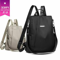 Anti-Theft Waterproof Backpack Women Purse Shoulder Rucksack