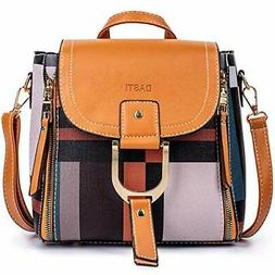 DASTI Checkered Anti Theft Purse Small Mini Backpack Convert