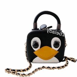 Cute  3D Penguin Handbag Crossbody Purse for women and Kids