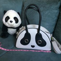Cute Black and white Medium/Large Panda Purse for girls and 