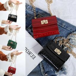 Cute Kid Little Girl PU Leather Shoulder Cross Body Messenge