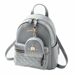 Cute Small Backpack Mini Purse Casual Daypacks Leather for T