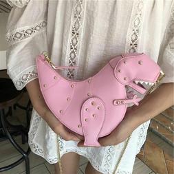 Cute Whimsies 3D T-Rex Crossbody Bag/ Purse for women and ki