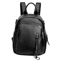 ALTOSY Fashion Genuine Leather Backpack Purse for Women Shou