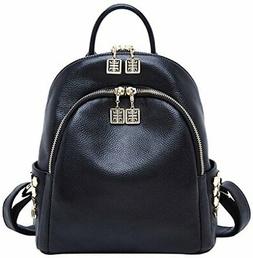BOYATU Genuine Leather Backpack for Women Designer Mini Purs