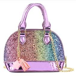 Glitter Toddler Purse For Little Girls Mini Kids Crossbody H