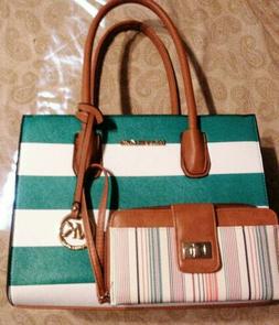 MIchael Kors Handbag and Wallet set. New with some tags.