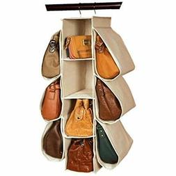 LONGTEAM Hanging Purse Handbag Organizer Homewares Nonwoven 