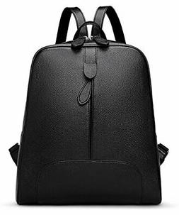 Hot Style Women Real Genuine Leather Backpack Purse SchoolBa