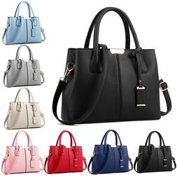 Leather Woman Tote Handbag Shoulder Cross Body Messenger Bag