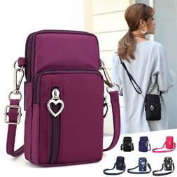 US STOCK  Mini Cross-Body Cell Phone Shoulder Strap Wallet P