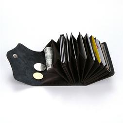 New Pockets Bag For Men Women ID Card Credit Case Leather Co