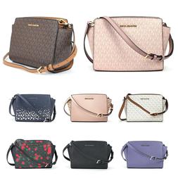 New Michael Kors Selma Medium Messenger Crossbody Purse