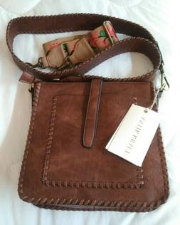 Antik kraft Purse Handbag Crossbody Brown 2 Straps- New with