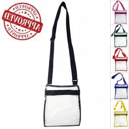 Transparent Stylish PVC Purse Clear Handbag Tote Shoulder Cr