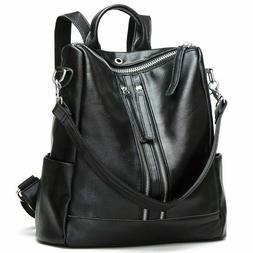Modoker Travel Backpack Purse for Women Convertible Leather 