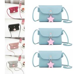 US Kids Girls Casual PU Crossbody Bag Women Fashion Shoulder