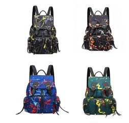 Women Men Backpack Purse Anti-Theft Rucksack Waterproof Oxfo