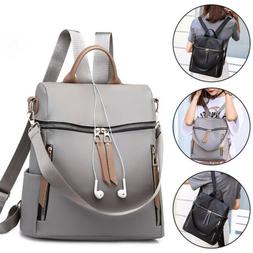 Women Nylon Backpack Purse Waterproof Anti-Theft Rucksack Sc