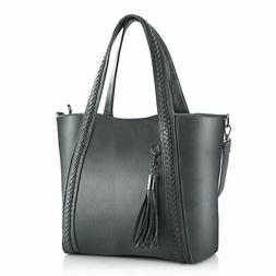 And Handbags Pu Leather Women's Tote Bags With Zipper Handle