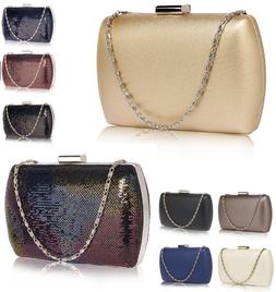 Women's Hard Case Clutch Evening Purse Handbags For Wedding 