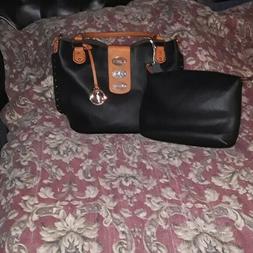Women's Large Satchel Handbag 2 in 1 Shoulder Tote Bag Purse