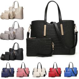 Women's PU Leather Handbags Satchel Crossboy Bags Purse Shou