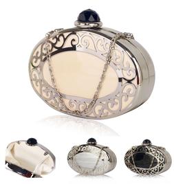 LeahWard Women's Satin Clutch Evening Bag Purse For Bridal N